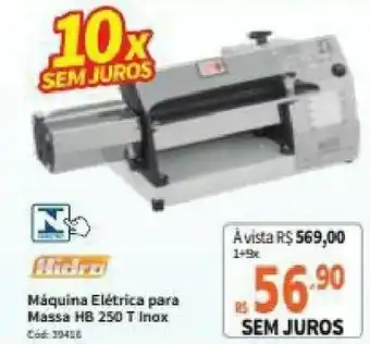Deltasul Maquina Eletrica para Massa HB 250 T Inox oferta