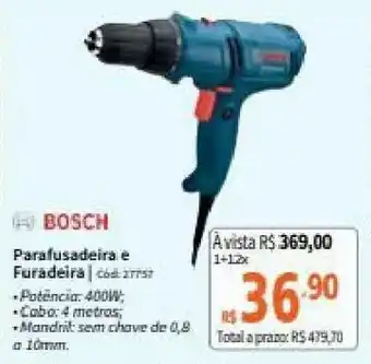 Deltasul Parafusadeira e Furadeira Bosch oferta
