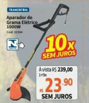 Deltasul Aparador de Grama Eletrico 1000W oferta
