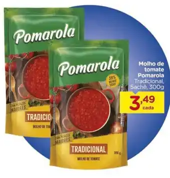 Carrefour Molho de tomate Pomarola Tradicional, Sachê, 300g oferta