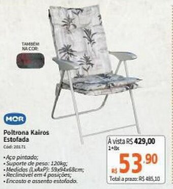 Poltrona Kairos Estofada