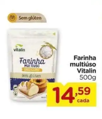 Carrefour Farinha multiúso Vitalin 500g oferta