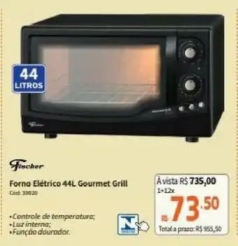 Forno Eletrico 44L Gourmet Grill