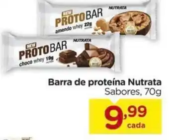 Carrefour Barra de proteína Nutrata Sabores, 70g oferta