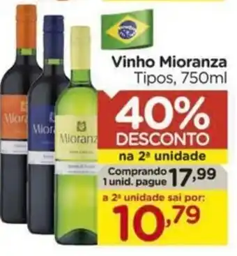 Carrefour Vinho Mioranza Tipos, 750ml oferta