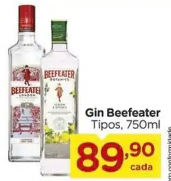 Gin Beefeater Tipos, 750ml