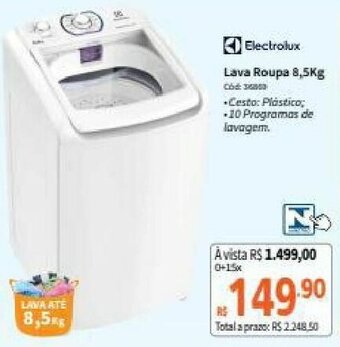 Deltasul Electrolux Lava roupas 8.5kg oferta