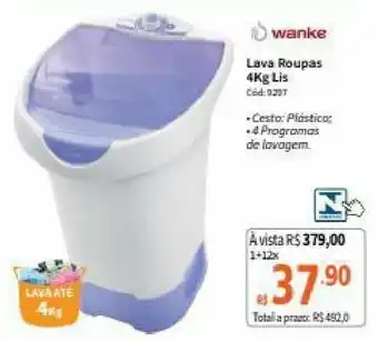 Deltasul Lava roupas 4kg Lis oferta