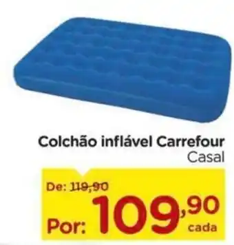 Carrefour Colchão inflável Carrefour Casal oferta