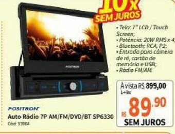 Deltasul Positron Auto Radio 7P oferta