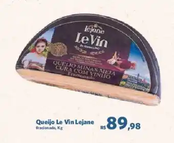 Sam's Club Queijo Le Vin Lejane Fracionado, Kg oferta