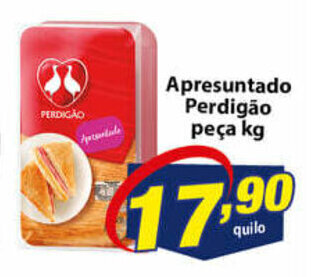 Vencedor Atacadista Apresuntado Perdigao peca 1kg oferta