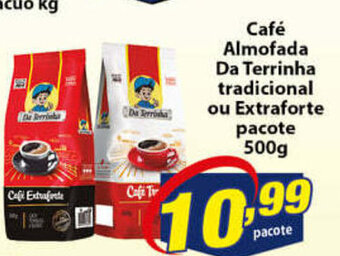 Vencedor Atacadista Cafe Almofada Da Terrinha tradicional ou Extraforte pacote 500g oferta