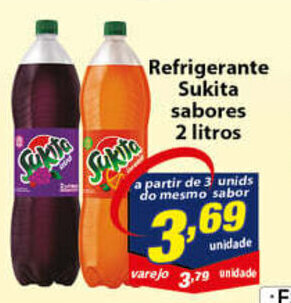 Vencedor Atacadista Refrigerante Sukita sabores 2L oferta