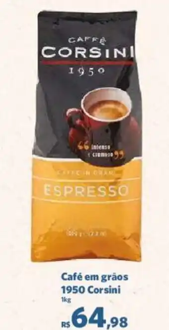 Sam's Club Café em grãos 1950 Corsini 1kg oferta