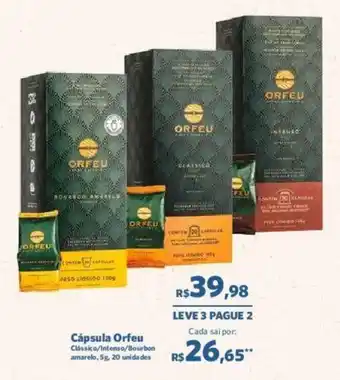 Sam's Club Cápsula Orfeu oferta