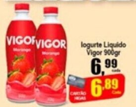 Higa's Supermercado Iogurte Liquido Vigor 900g oferta