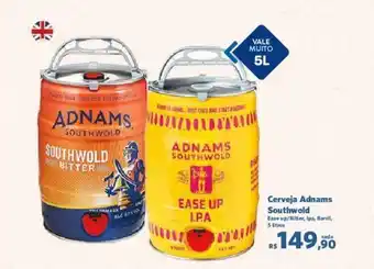 Sam's Club Cerveja Adnams Southwold Ease up/Bitter, Ipa, Barril, 5 litros oferta