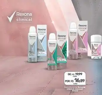 Drogal Rexona - desodorante clinical aerosol oferta