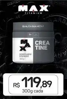 Drogal Max - titanium suplemento alimentar de creatina em po oferta