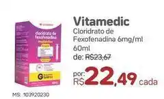 Drogal Vitamedic - cloridrato de fexofenadina oferta