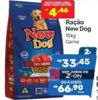 Ração New Dog 15kg Carne
