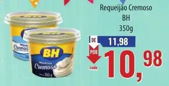 Supermercados BH Requeijão Cremoso BH 350g oferta