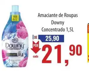 Amaciante de Roupas Downy Concentrado 1,5L