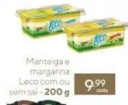 Manteiga e margarina Leco com ou sem sal-200 g