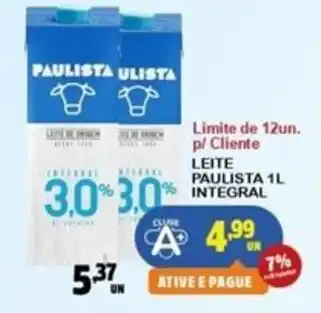 Ayumi Supermercados LEITE PAULISTA 1L INTEGRAL oferta