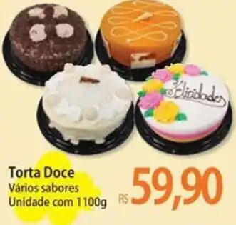 Atacadão Torta Doce Vários sabores Unidade com 1100g oferta