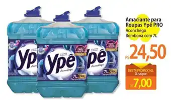 Atacadão Amaciante para Roupas Ypê PRO Aconchego Bombona com 7L oferta