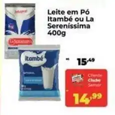 Leite em Pó Itambé ou La Serenissima 400g