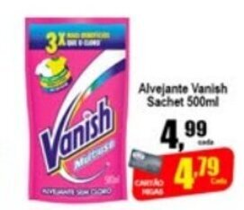 Higa's Supermercado Alvejante Vanish sachet 500ml oferta