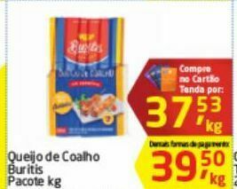 Tenda Atacado Queijo coalho em espeto buritis oferta