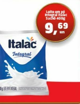 Tenda Atacado Leite integral italac oferta