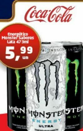 Tenda Atacado Bebida energética monster oferta