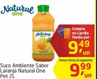 Suco de laranja natural one pet 2l