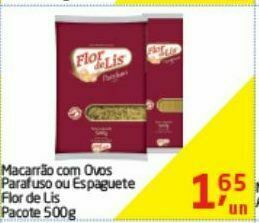 Tenda Atacado Macarrão flor de lis oferta