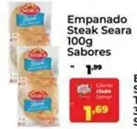 Semar Supermercado Empanado Steak Seara 100g Sabores oferta