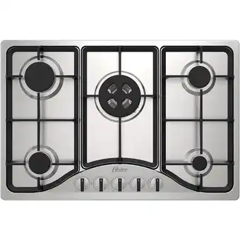 Cooktop A Gás Inox 5 Bocas Oster Semiprofissional Bivolt