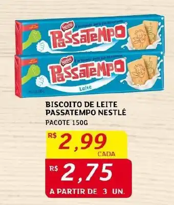 Assaí Atacadista BISCOITO DE LEITE PASSATEMPO NESTLÉ PACOTE 150G oferta