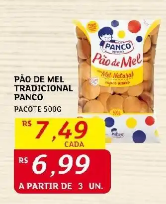 Assaí Atacadista PÃO DE MEL TRADICIONAL PANCO PACOTE 500G oferta