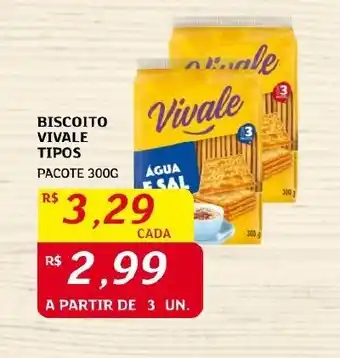 Assaí Atacadista BISCOITO VIVALE TIPOS PACOTE 300G oferta