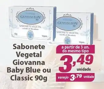 Sabonete Vegetal Giovanna Baby Blue ou Classic 90g
