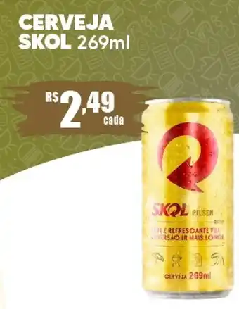 Supermercado Precito CERVEJA SKOL 269ml oferta