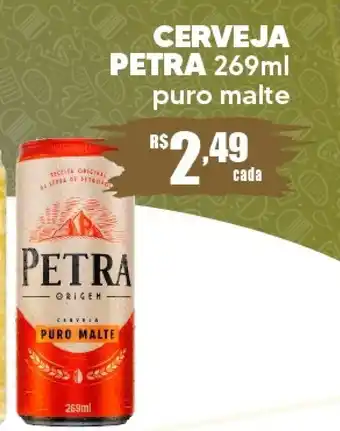 Supermercado Precito CERVEJA PETRA 269ml oferta