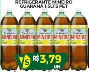 Vivendas Supermercados REFRIGERANTE MINEIRO GUARANÁ 1,5LTS PET oferta