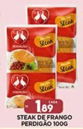 Supermercado Porecatu STEAK DE FRANGO PERDIGÃO 100G oferta