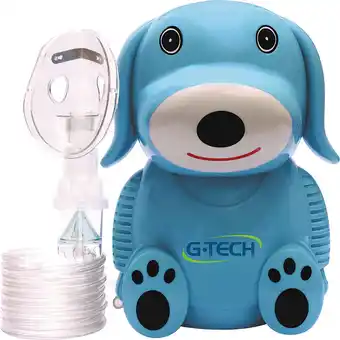 Nebulizador de Ar Comprimido G-Tech NebDog Bivolt Azul